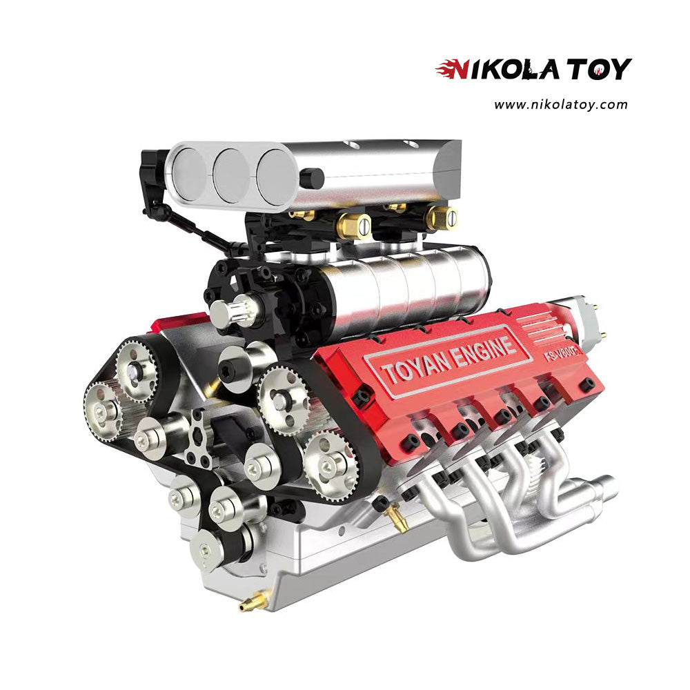 Toyan V800 Micro internal combustion engine - Gift set - Nikola Toy