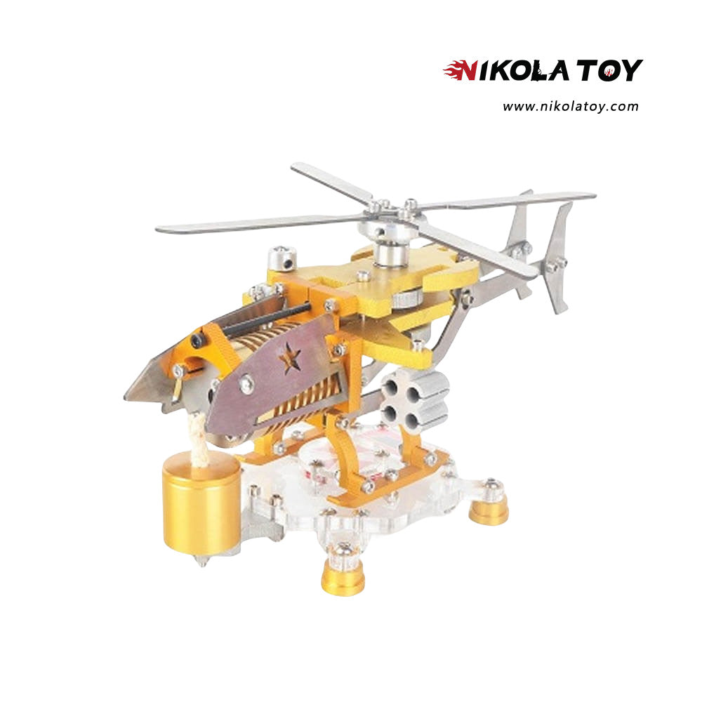 Fire absorbing Stirling helicopter - Nikola Toy