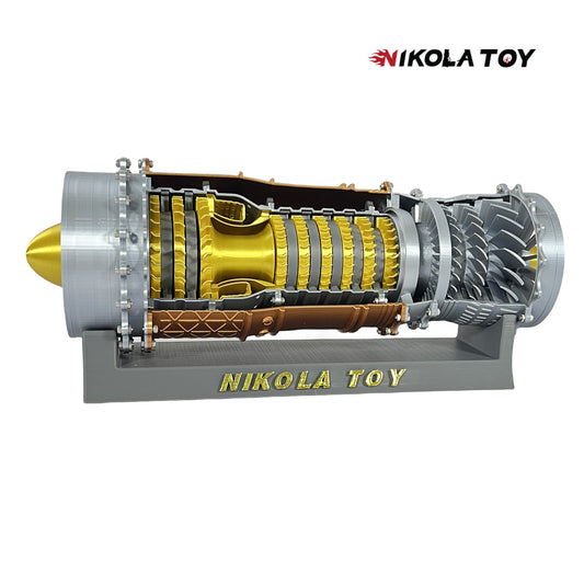 Fighter Turbofan Engine Model - WS15 - Nikola Toy