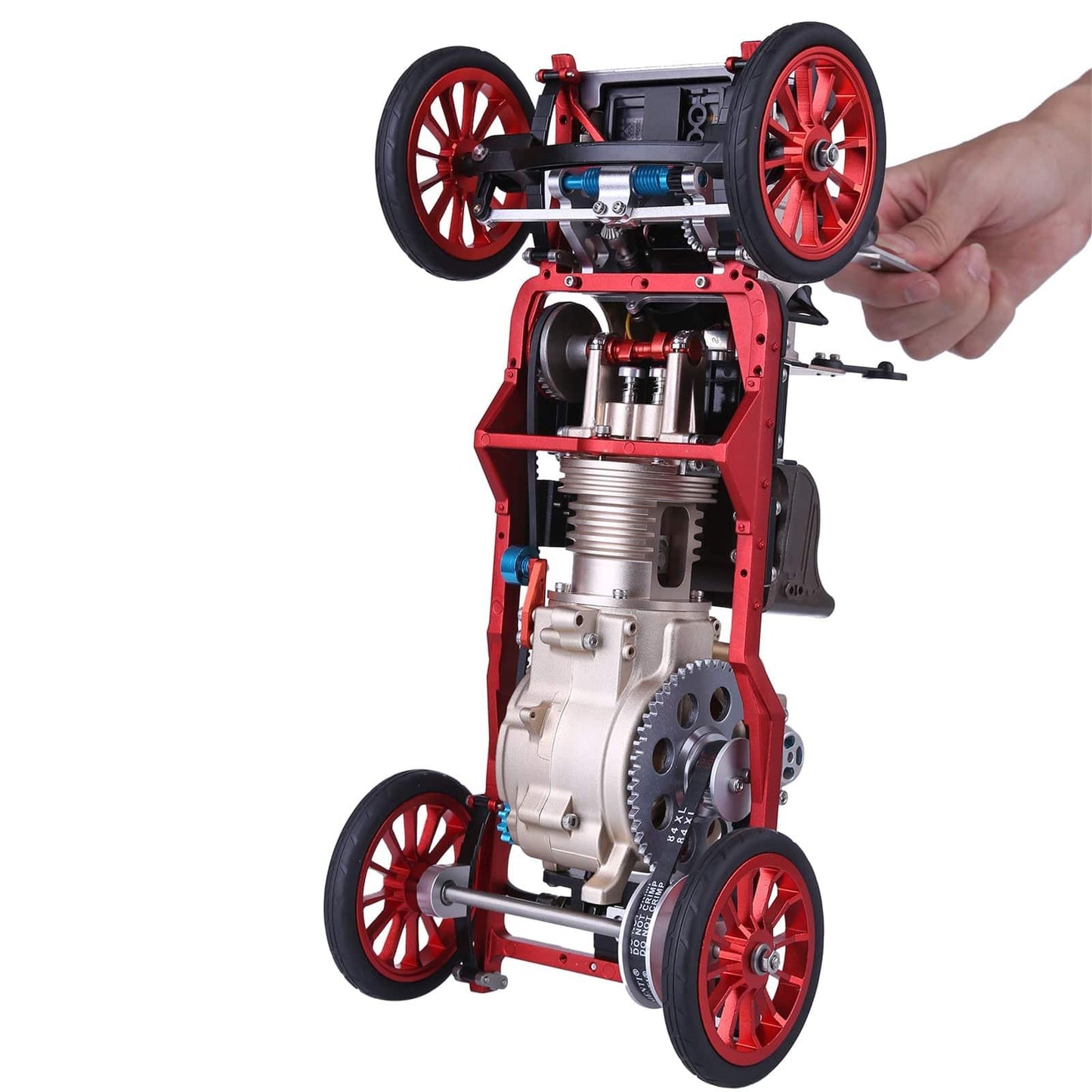 Teching Assembly Vintage Classic Car Metal Mechanical Model Toy with Electric Engine 310+pcs - Nikola Toy