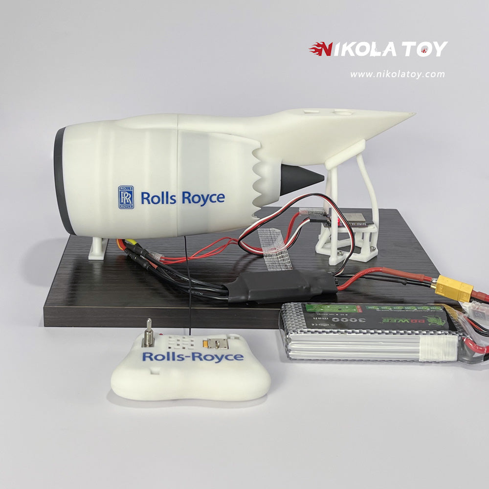 TR900 Turbofan engine RC model with reverse thrust function - Nikola Toy