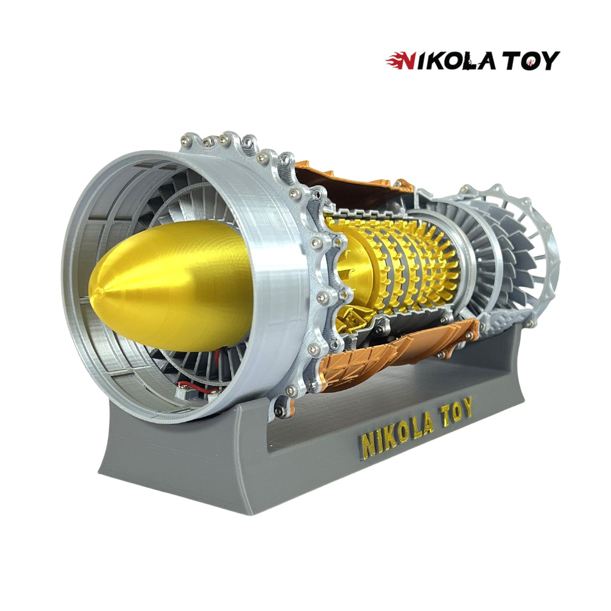 Fighter Turbofan Engine Model - WS15 - Nikola Toy