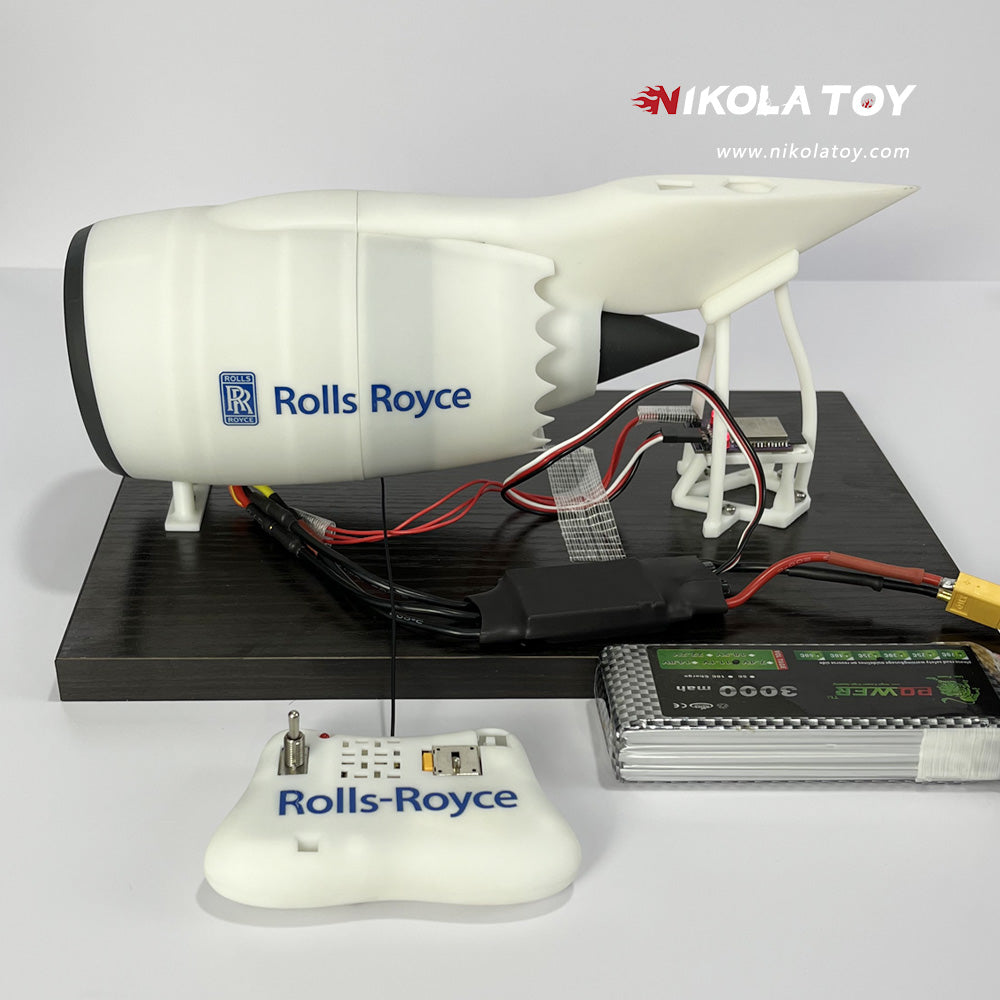 TR900 Turbofan engine RC model with reverse thrust function - Nikola Toy