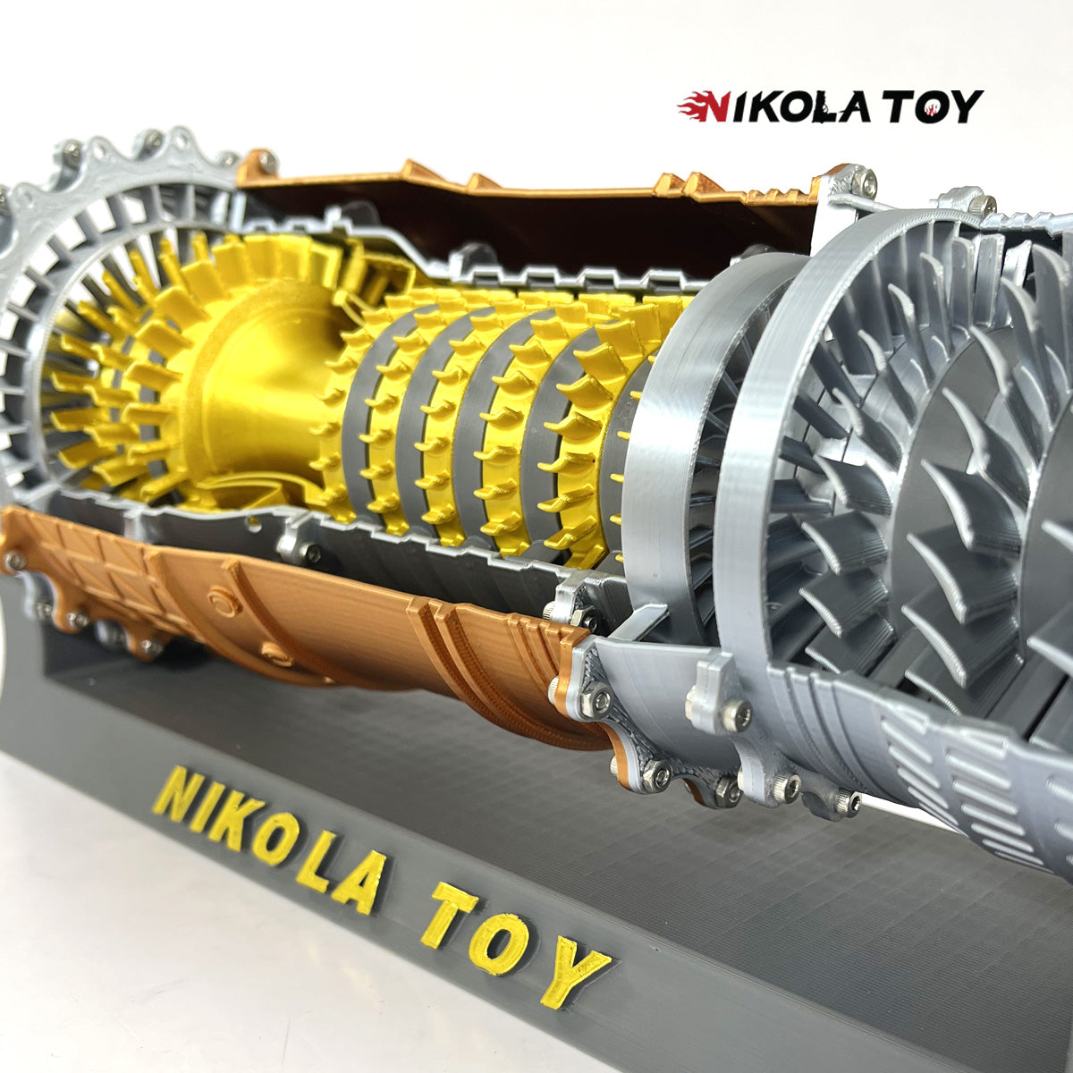 Fighter Turbofan Engine Model - WS15 - Nikola Toy