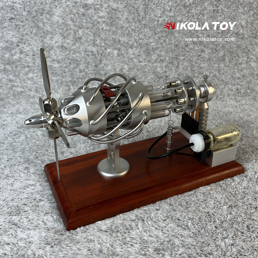 Aircraft model Stirling engine model - Nikola Toy