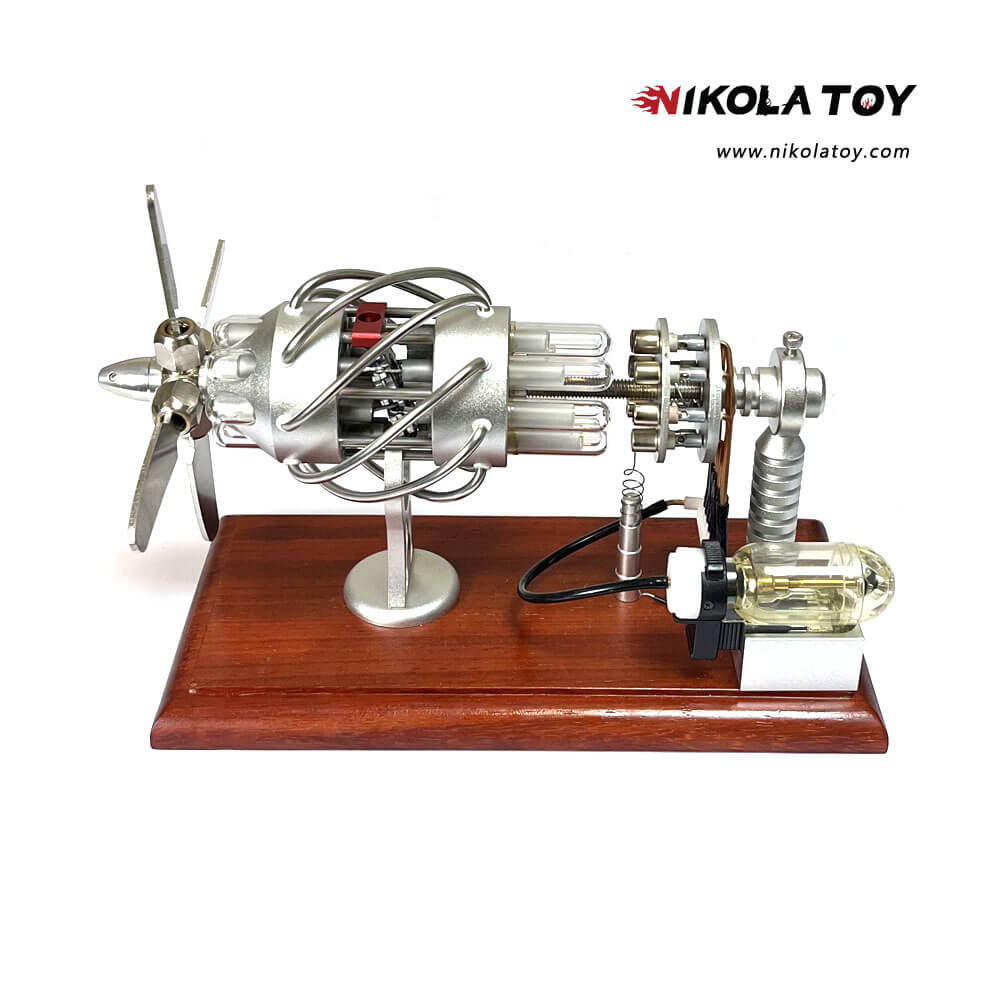 Aircraft model Stirling engine model - Nikola Toy