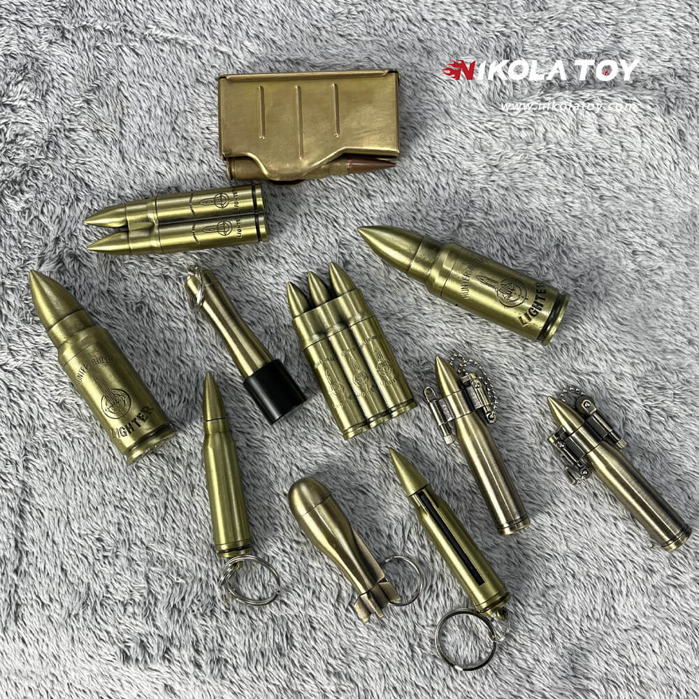 Various Bullet lighters - Nikola Toy