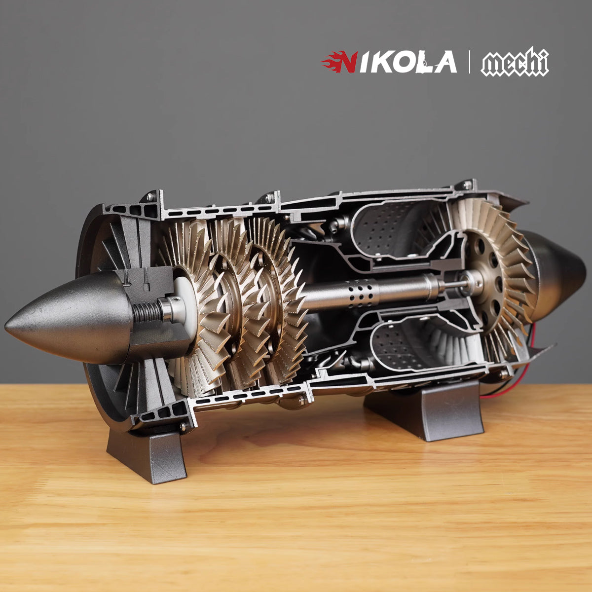 Fighter jet turbojet engine - DIY KIT - Nikola Toy