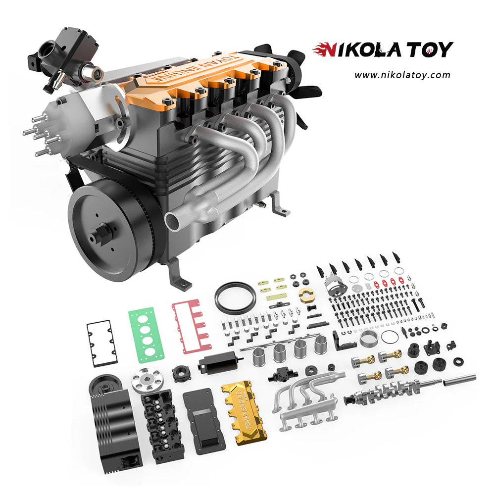 Toyan L400 Micro internal combustion engine - Gift set - Nikola Toy