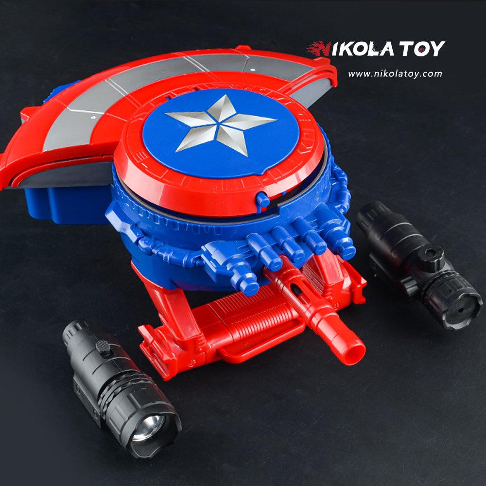 Superhero Captain America Shield Gel Blaster - Nikola Toy