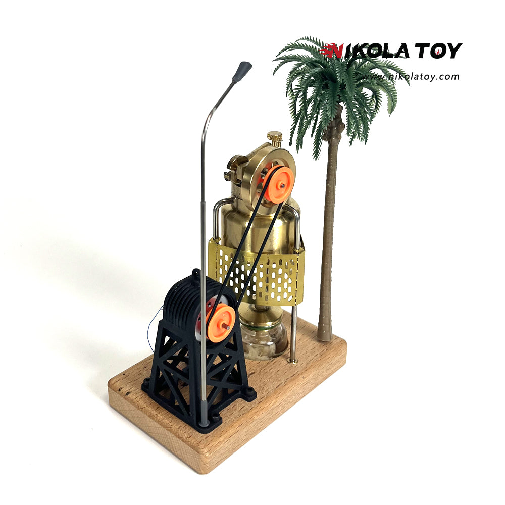 Steam Engine Model - Tropical - Nikola Toy