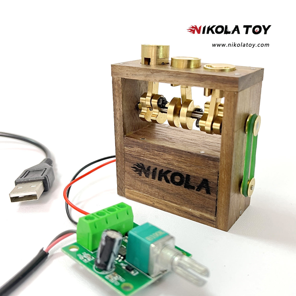 3-cylinder continuously variable engine model - Nikola Toy