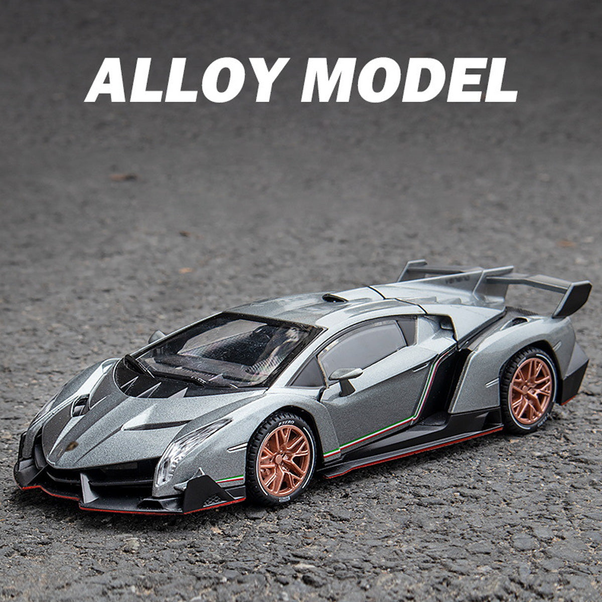 NIKOLATOY Alloy 1/22 Lamborghini Poison Model Car - Nikola Toy