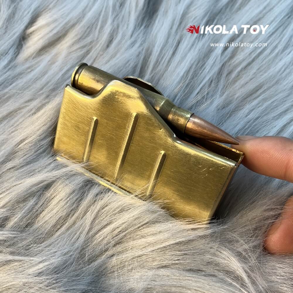 Brass clip+bullet lighter - Nikola Toy