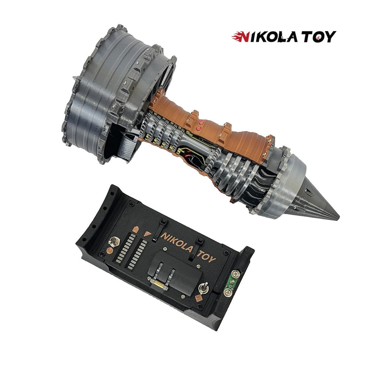 Brushless motor version super RR trent 900 turbofan engine model - Nikola Toy