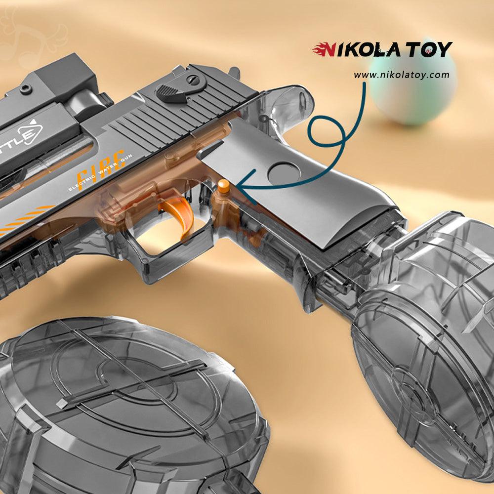 High performance black electric Desert Eagle water gun - Nikola Toy