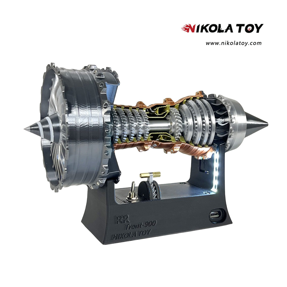 TR900 Turbofan engine model (25cm / 10in) Hot sale!! - Nikola Toy