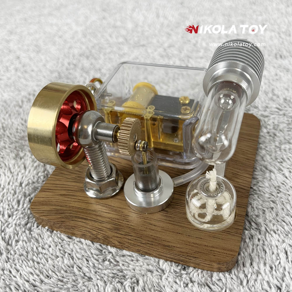 Stirling engine music box - Nikola Toy