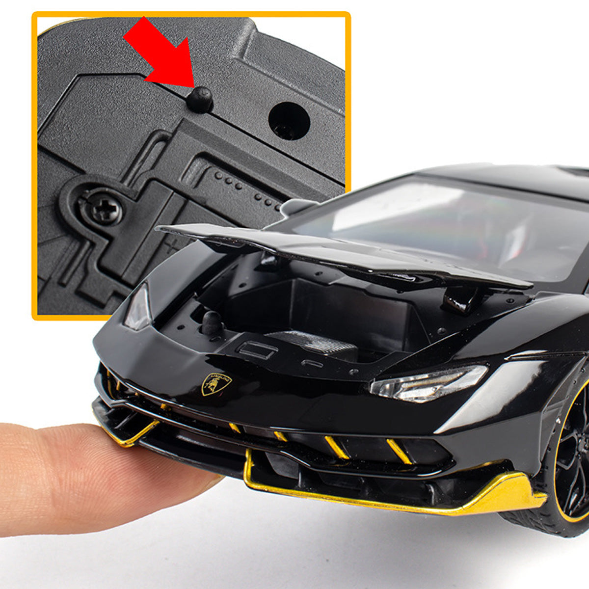 NIKOLATOY Alloy 1/24 Lamborghini LP770-4 Model Car - Nikola Toy