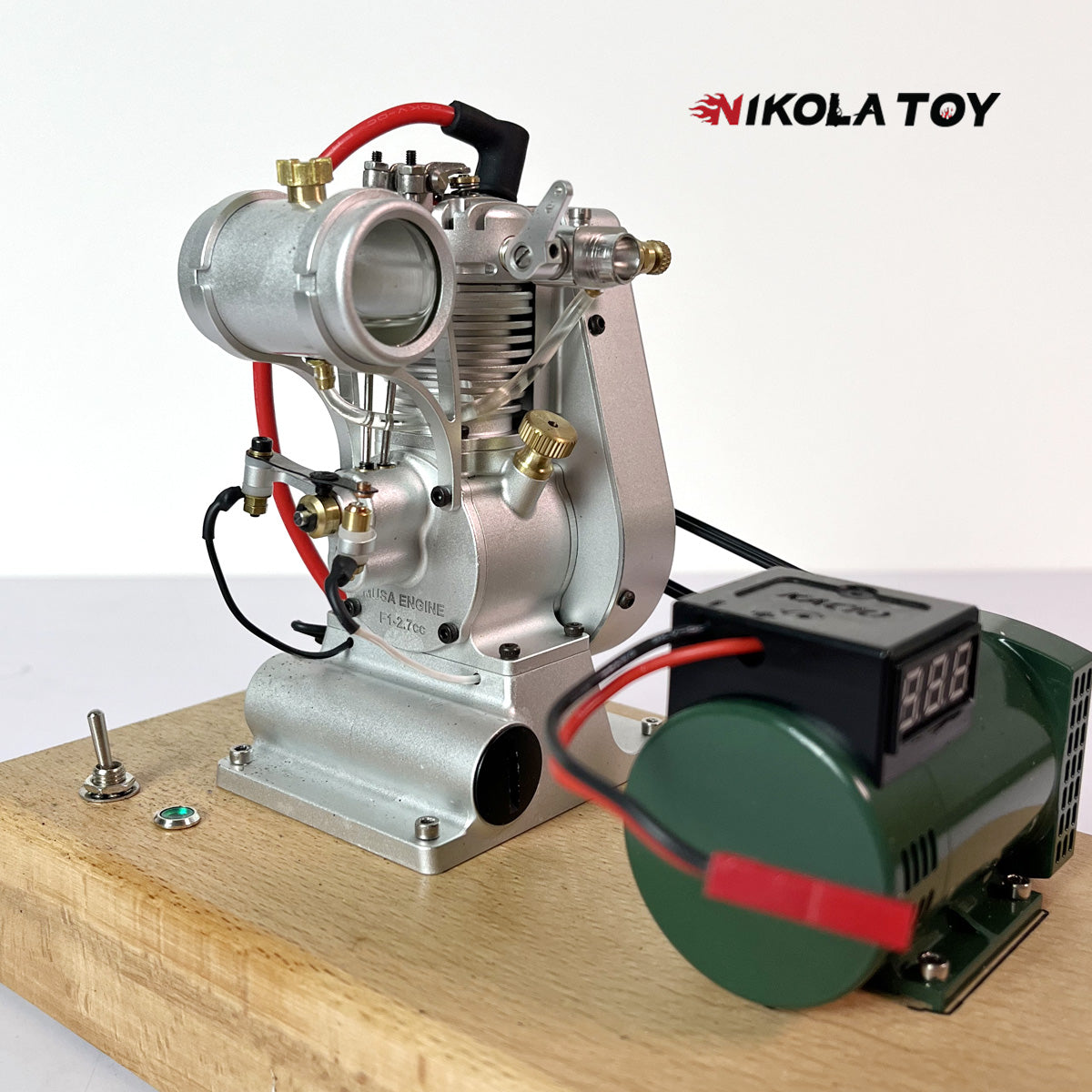 MUSA Micro single cylinder four stroke forced air-cooled engine - Nikola Toy