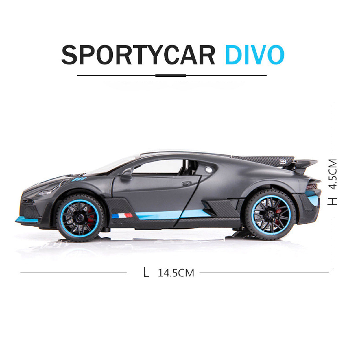 NIKOLATOY 1/24 Bugatti DIVO Model Car - Nikola Toy