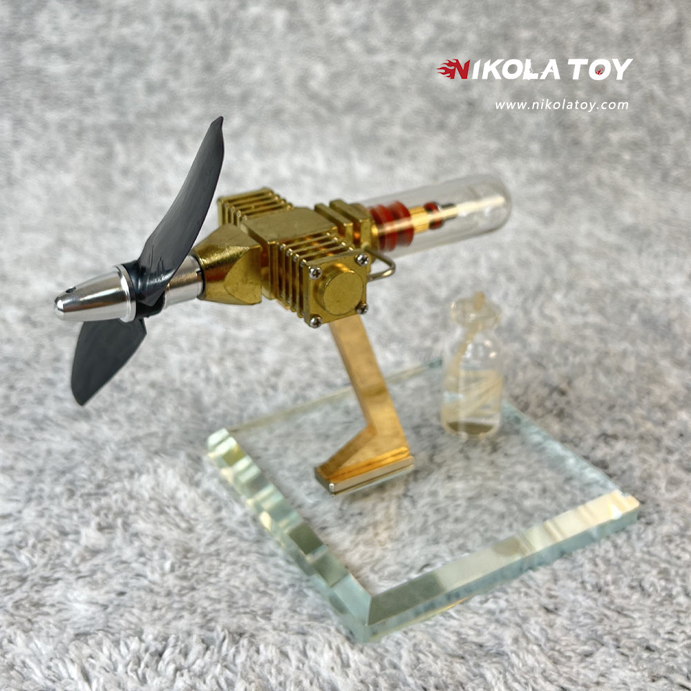 Mini Aircraft model Stirling engine model - Nikola Toy