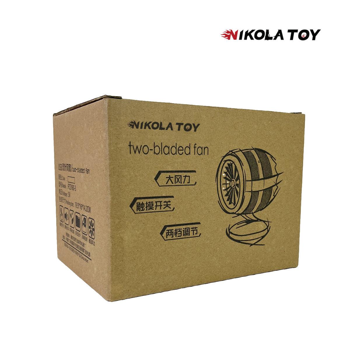 New turbofan engine design desktop USB fan - Nikola Toy