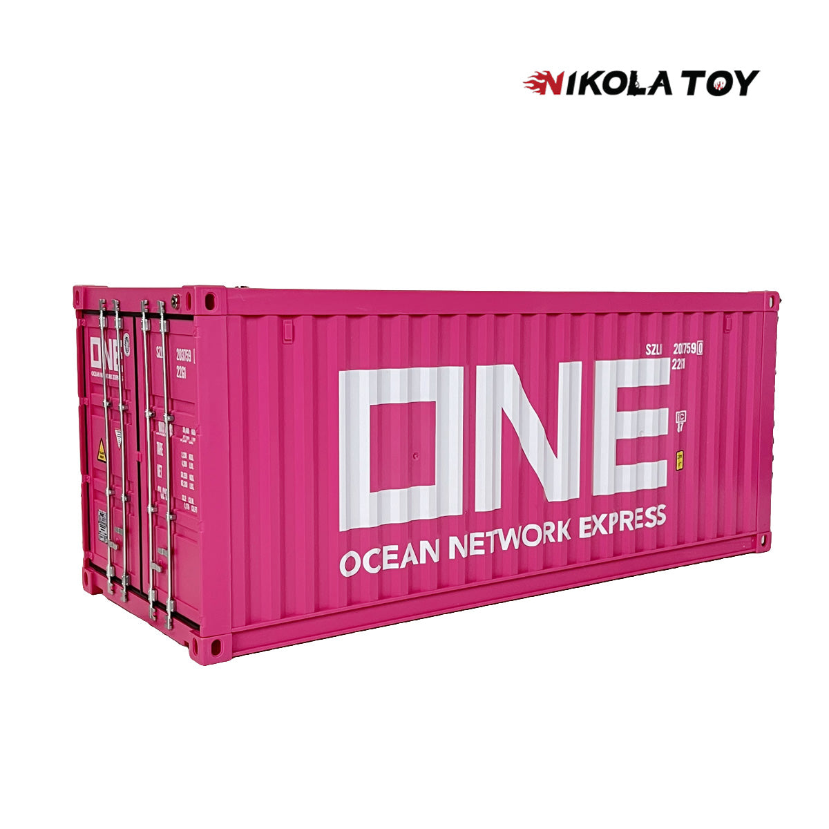 MAERSK large-sized container model toy with LED display box(Multiple containers can be connected in series) - Nikola Toy