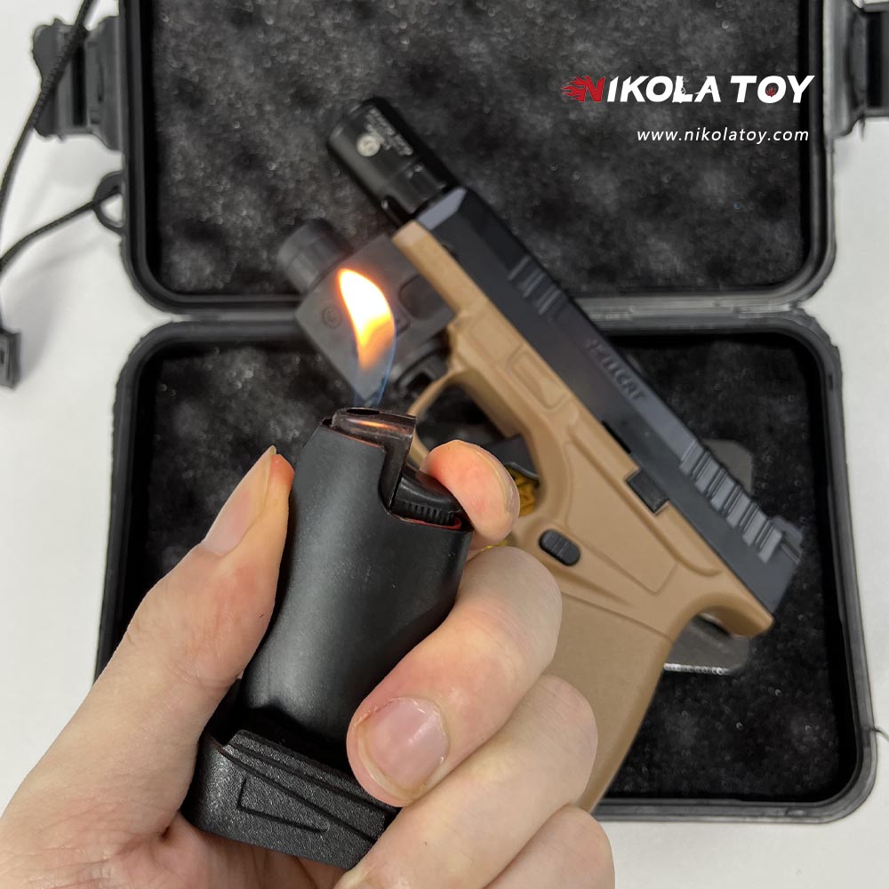 New HellCat Gun Lighter (3 Clips) - Nikola Toy