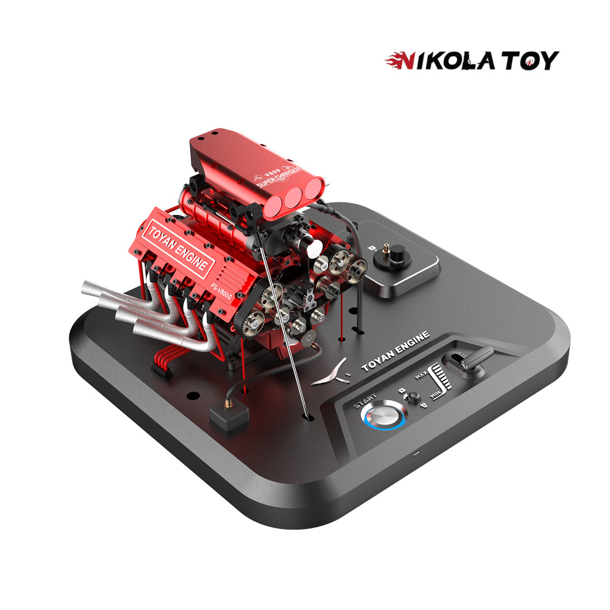 Toyan V800 Micro internal combustion engine - Gift set - Nikola Toy