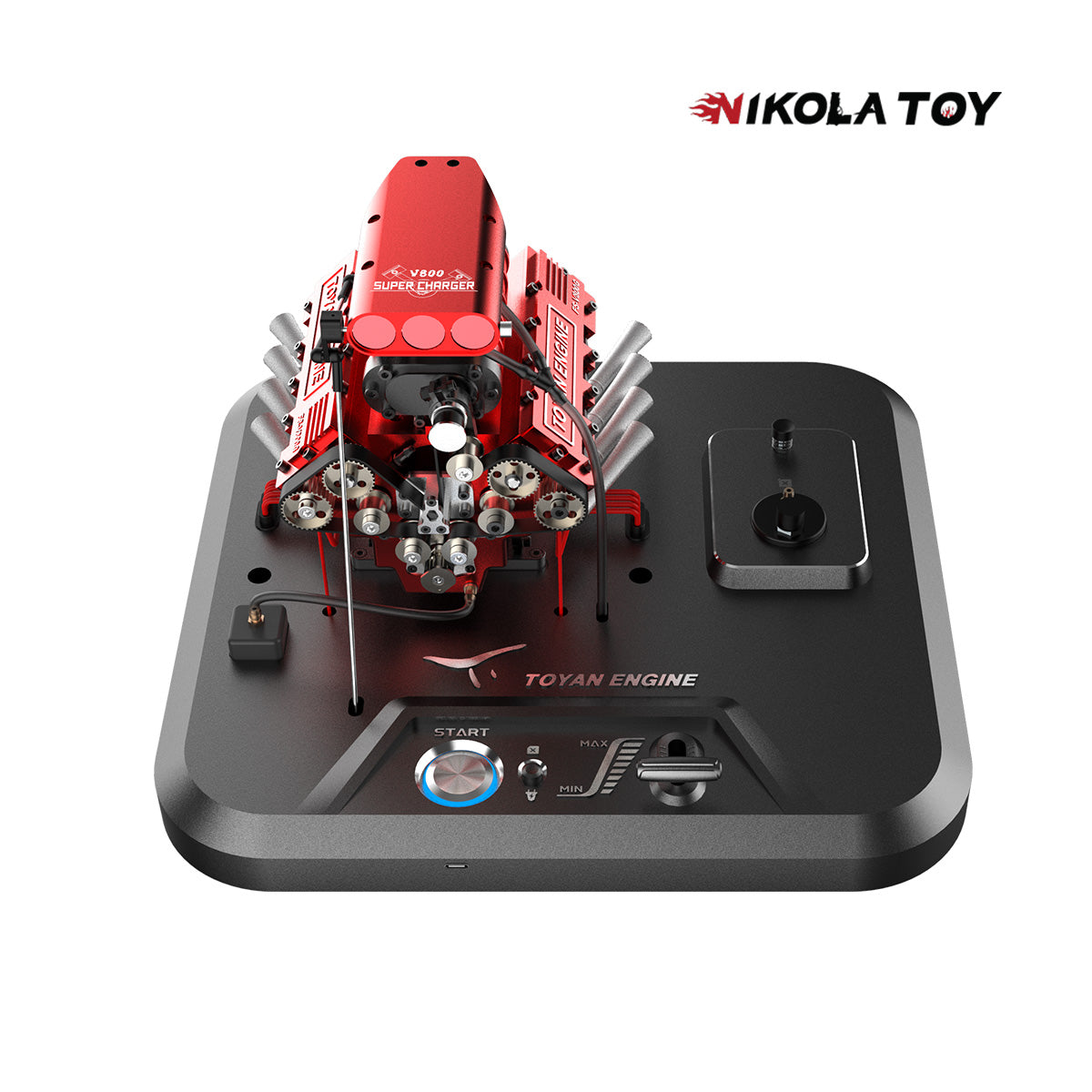 Toyan V800 Micro internal combustion engine - Gift set - Nikola Toy