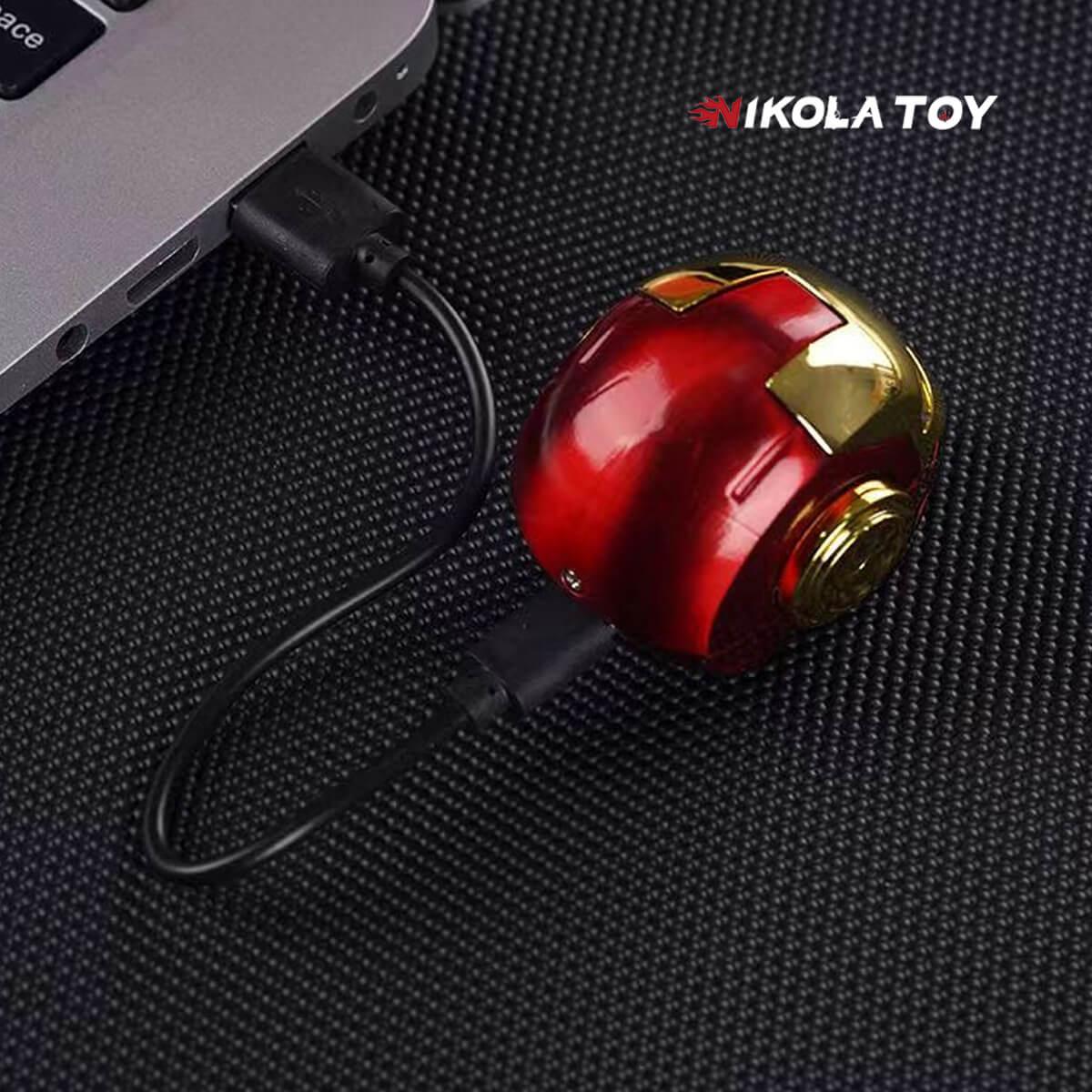 Creative Iron Man Fingertip Gyroscope Igniter - Nikola Toy