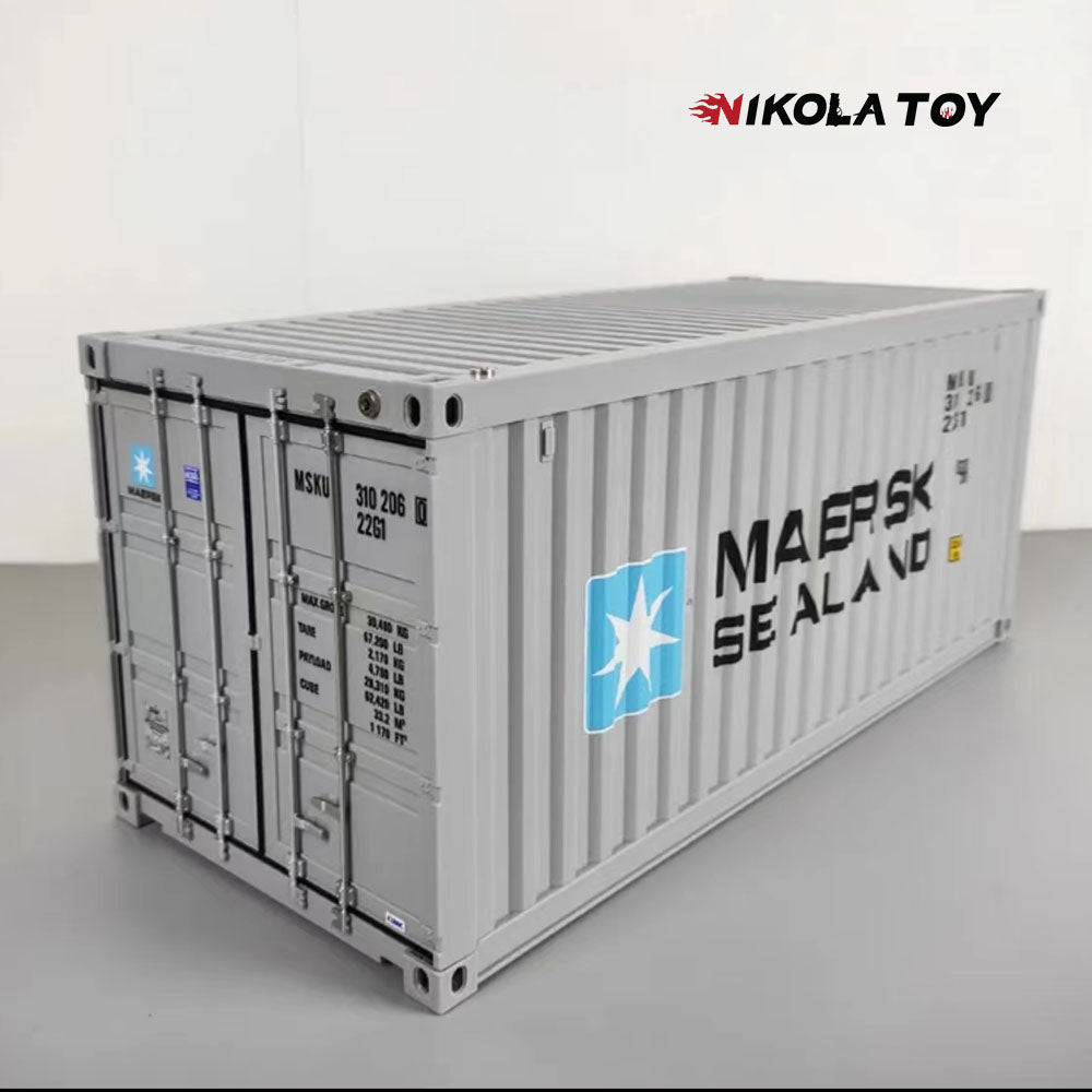 MAERSK large-sized container model toy with LED display box(Multiple containers can be connected in series) - Nikola Toy