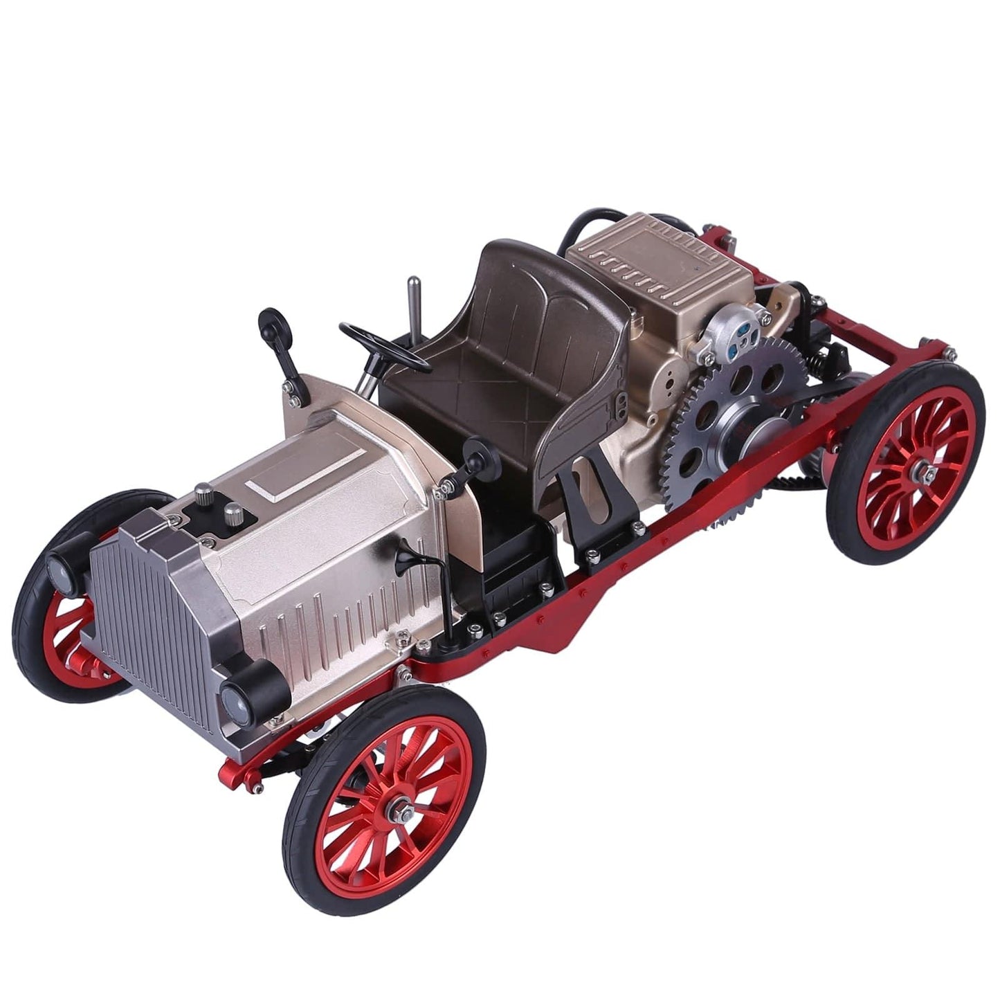 Teching Assembly Vintage Classic Car Metal Mechanical Model Toy with Electric Engine 310+pcs - Nikola Toy